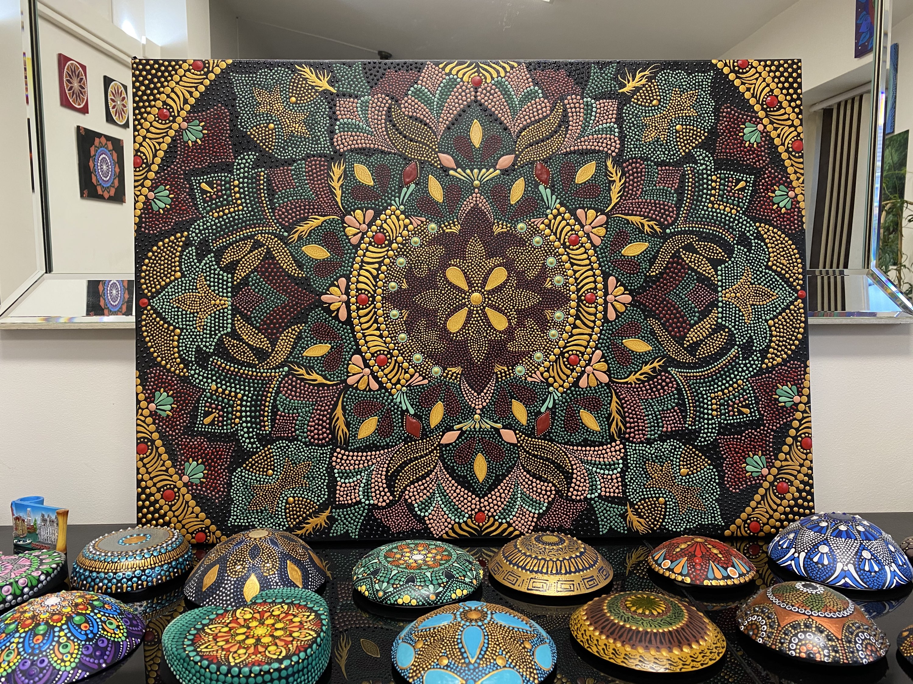Shayma's mandala painting collection